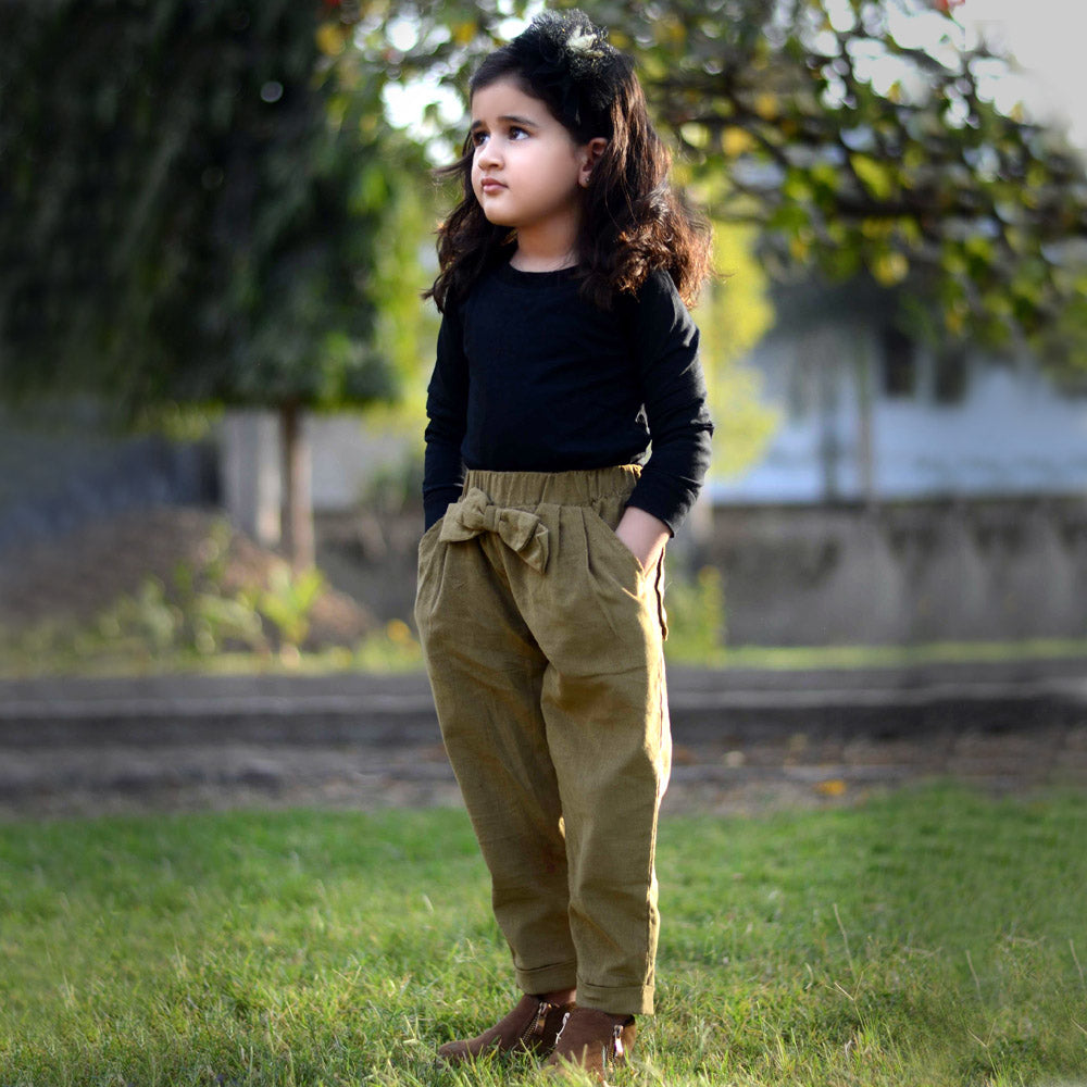 Full Sleeve Top with Pant - Black