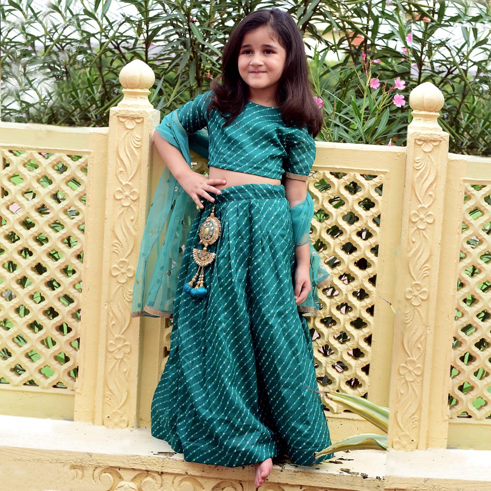 Green Lehengas & Blouse