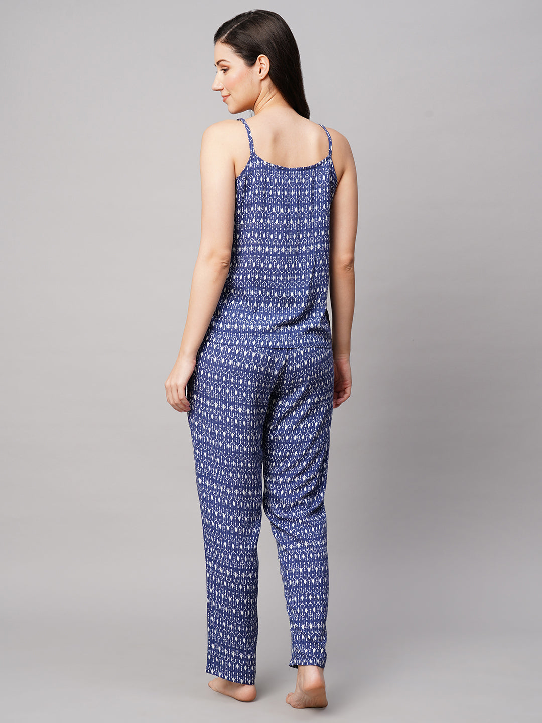 Women 2 Pieces Printed Night suit