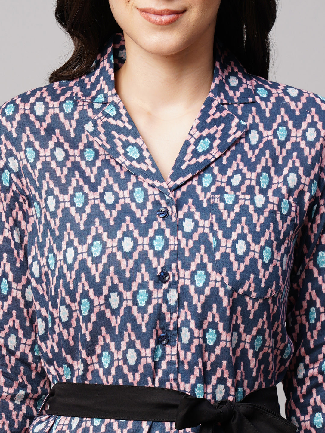 Women 2 Pieces Ethnic Motifs Printed Night suit