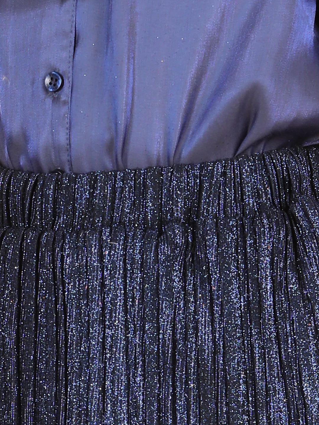 Girls Shirt with Glitter Skirt Set