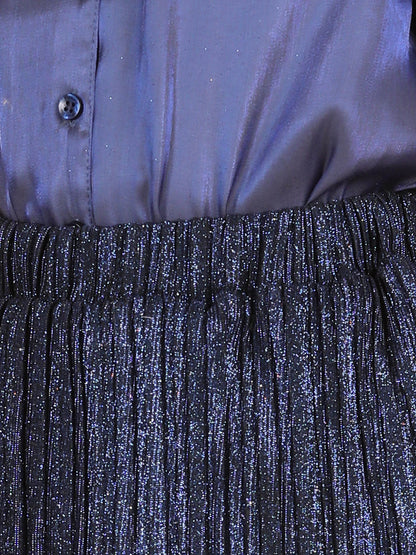 Girls Shirt with Glitter Skirt Set