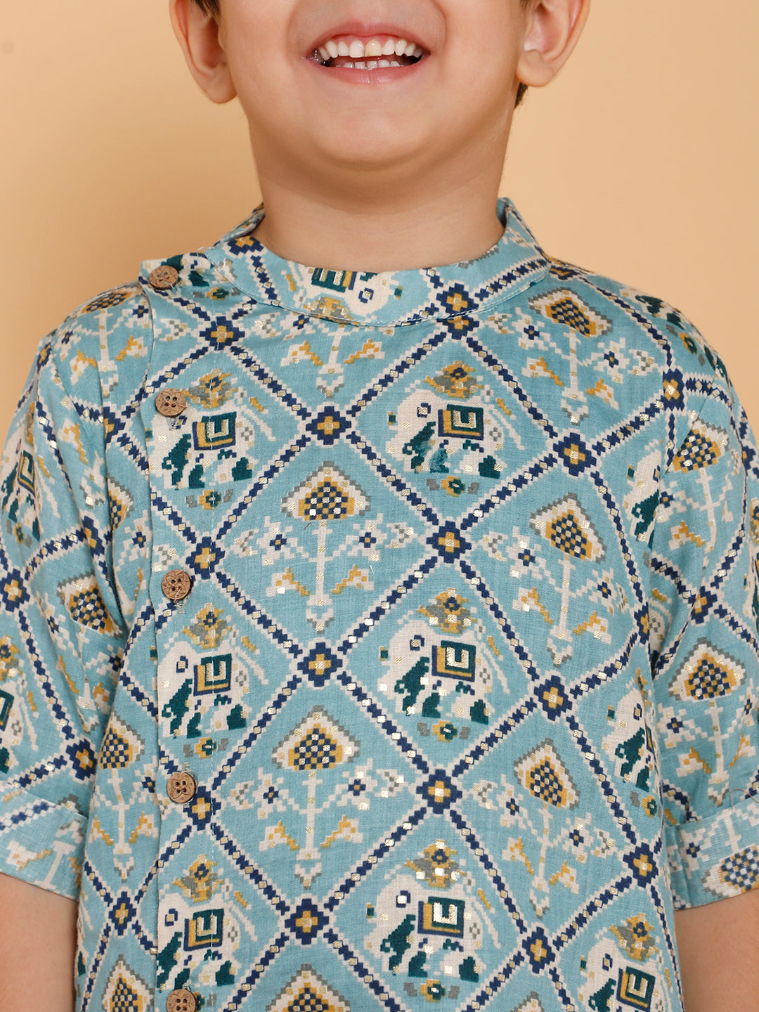 Geen Printed Kurta with Pyjama (Set of 2)