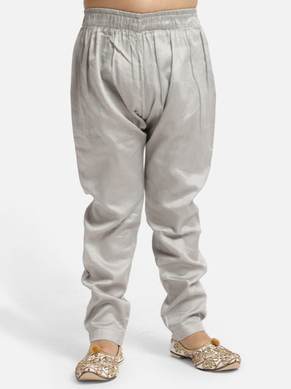 Grey Siquin Kurta Pyjama Set