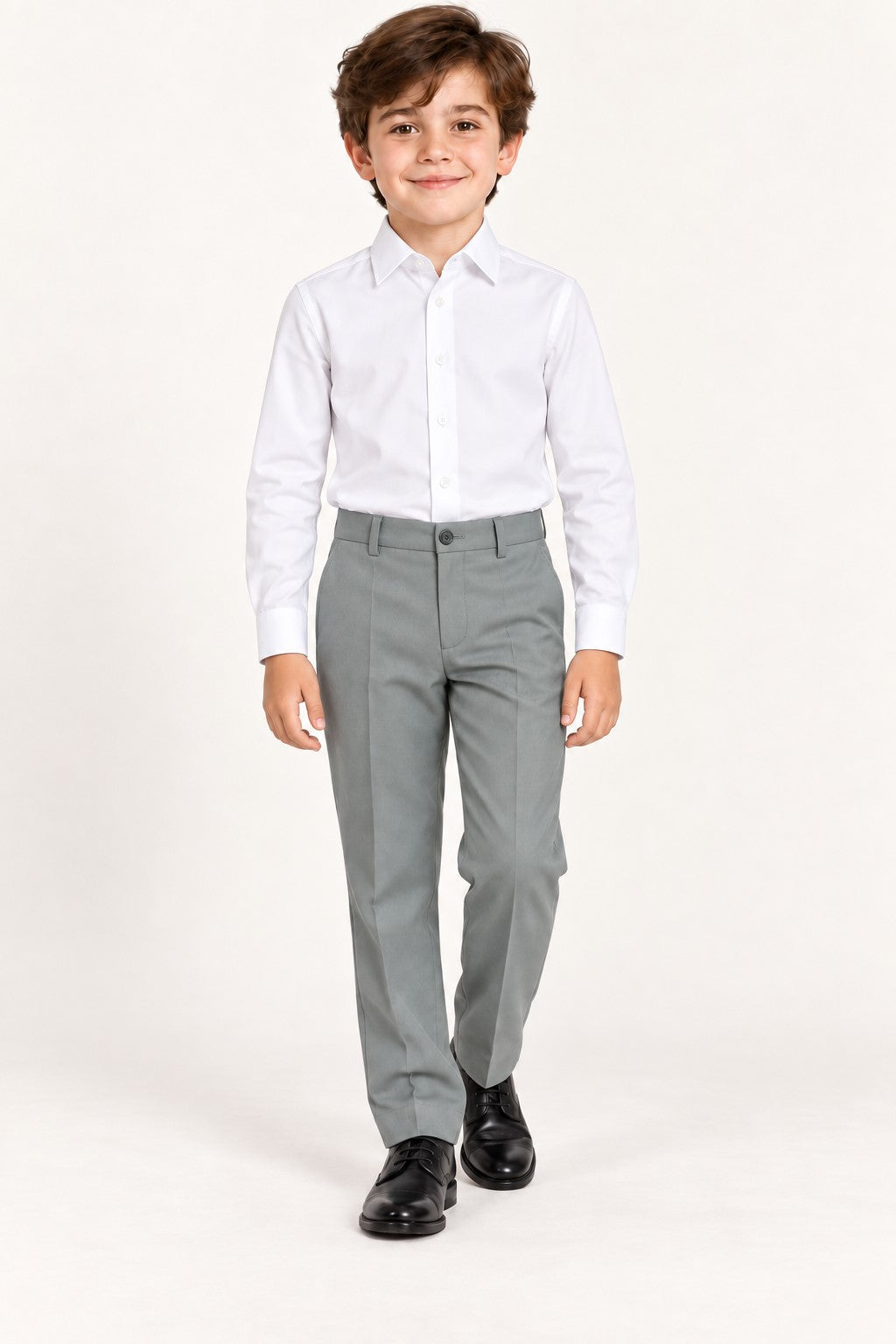 Piccolo Boys 3-Piece Premium Party Wear Blazer Pant Set with Adjustable Waist Belt & Tie -Green