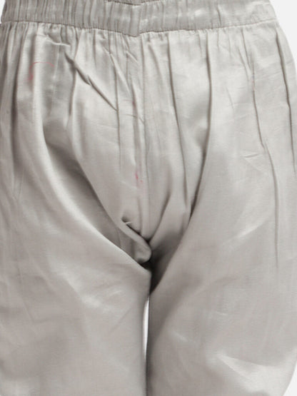 Grey Siquin Kurta Pyjama Set