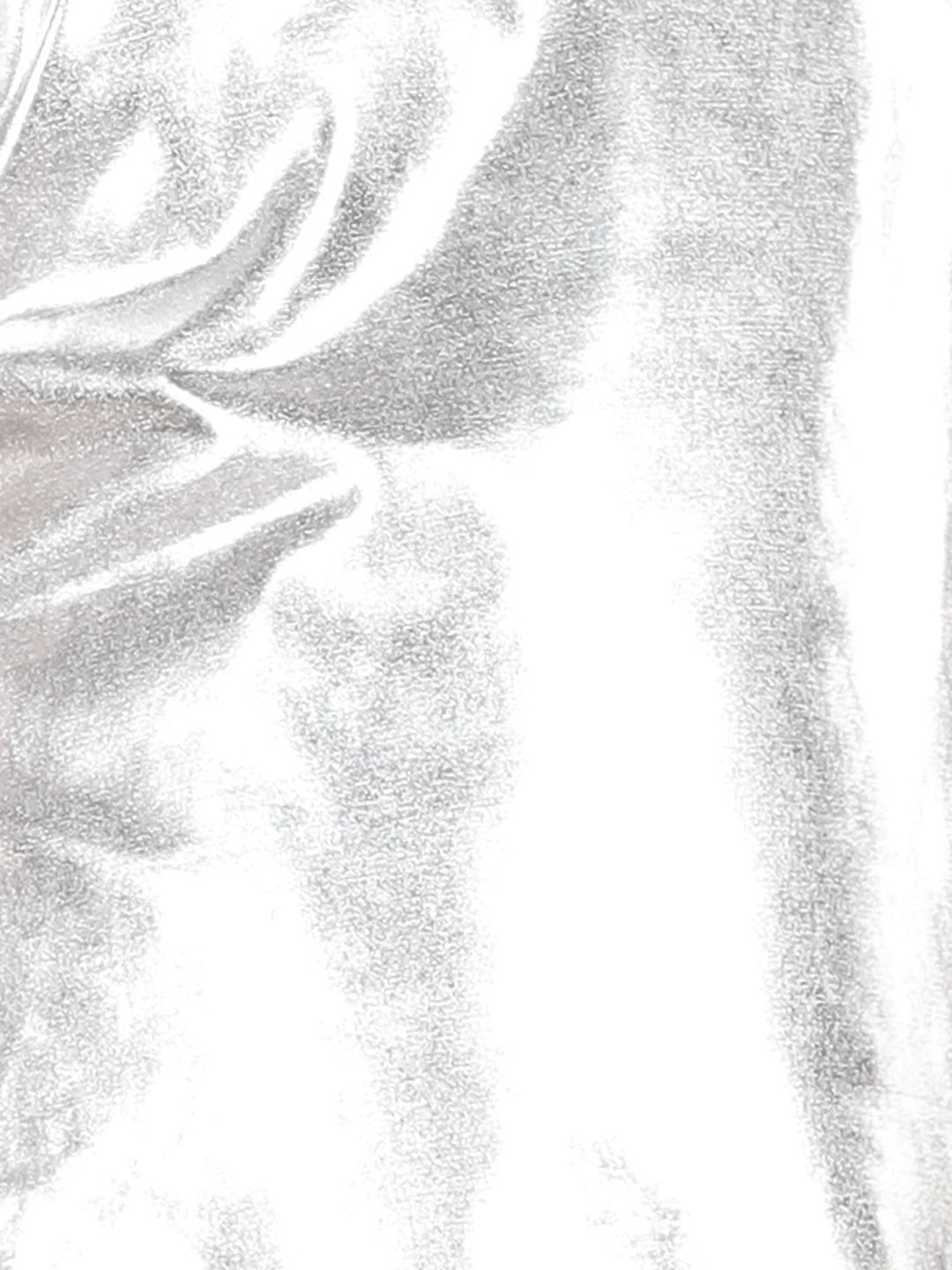 Piccolo Girls Foil Leather Party Wear Dress-Silver