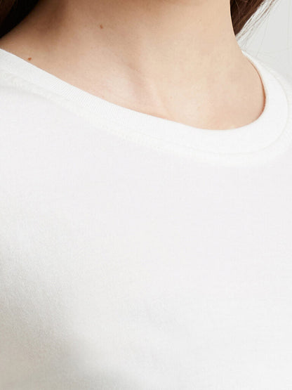 Women Cream-Coloured &amp; Brown Solid Night Suit