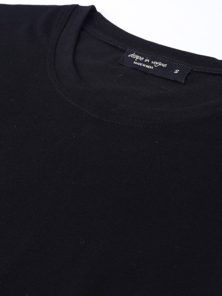 Women Black &amp; Grey Solid Night suit