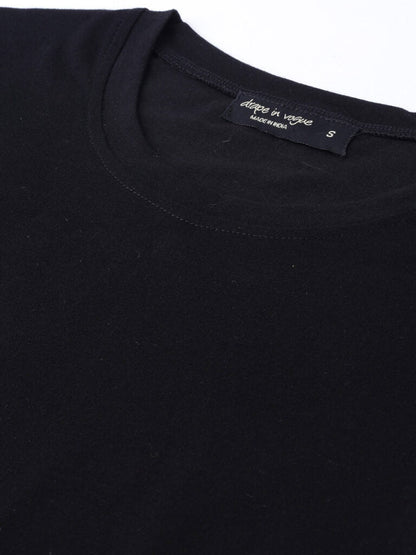 Women Black &amp; Grey Solid Night suit