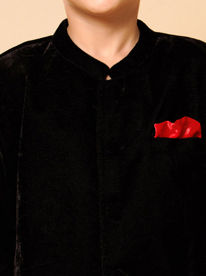 Piccolo Boys Black Sherwani