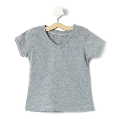 V Neck Top With Skirt - Blue