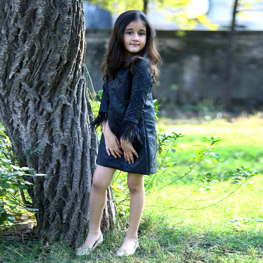 Black Round Neck Dress