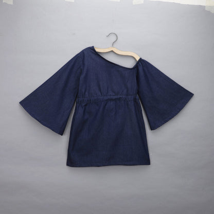 Navy Solid Dress