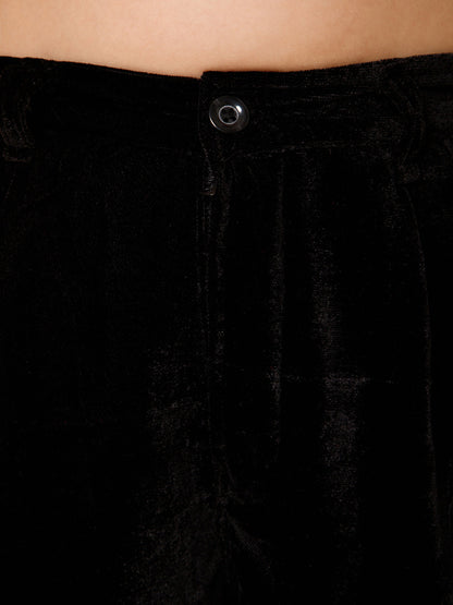 Girls Notched Lapel Collar Blazer With Trouser