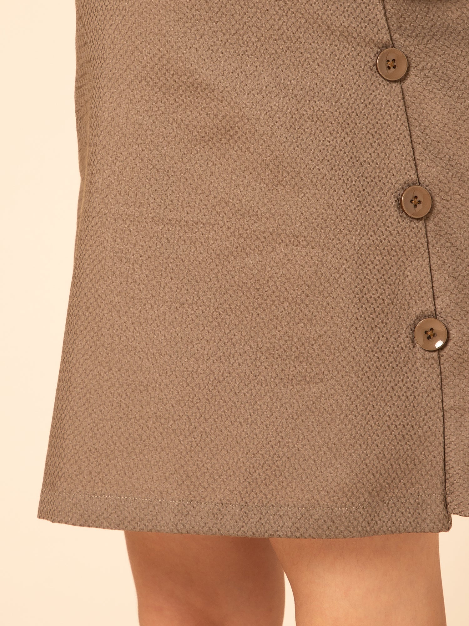 Brown A-Line Dress
