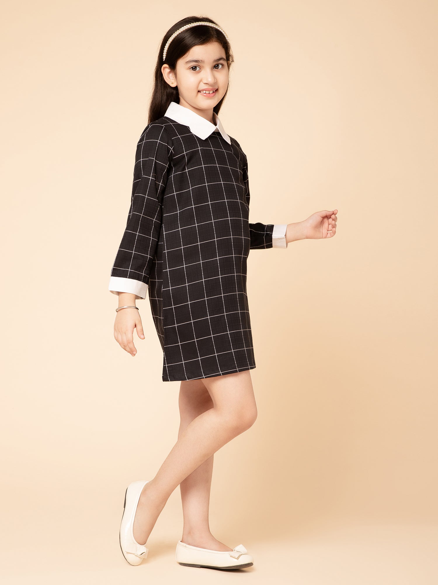 Checked Shirt Dress