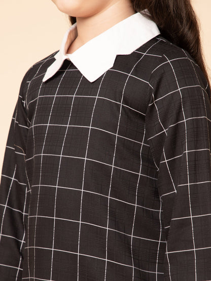 Checked Shirt Dress