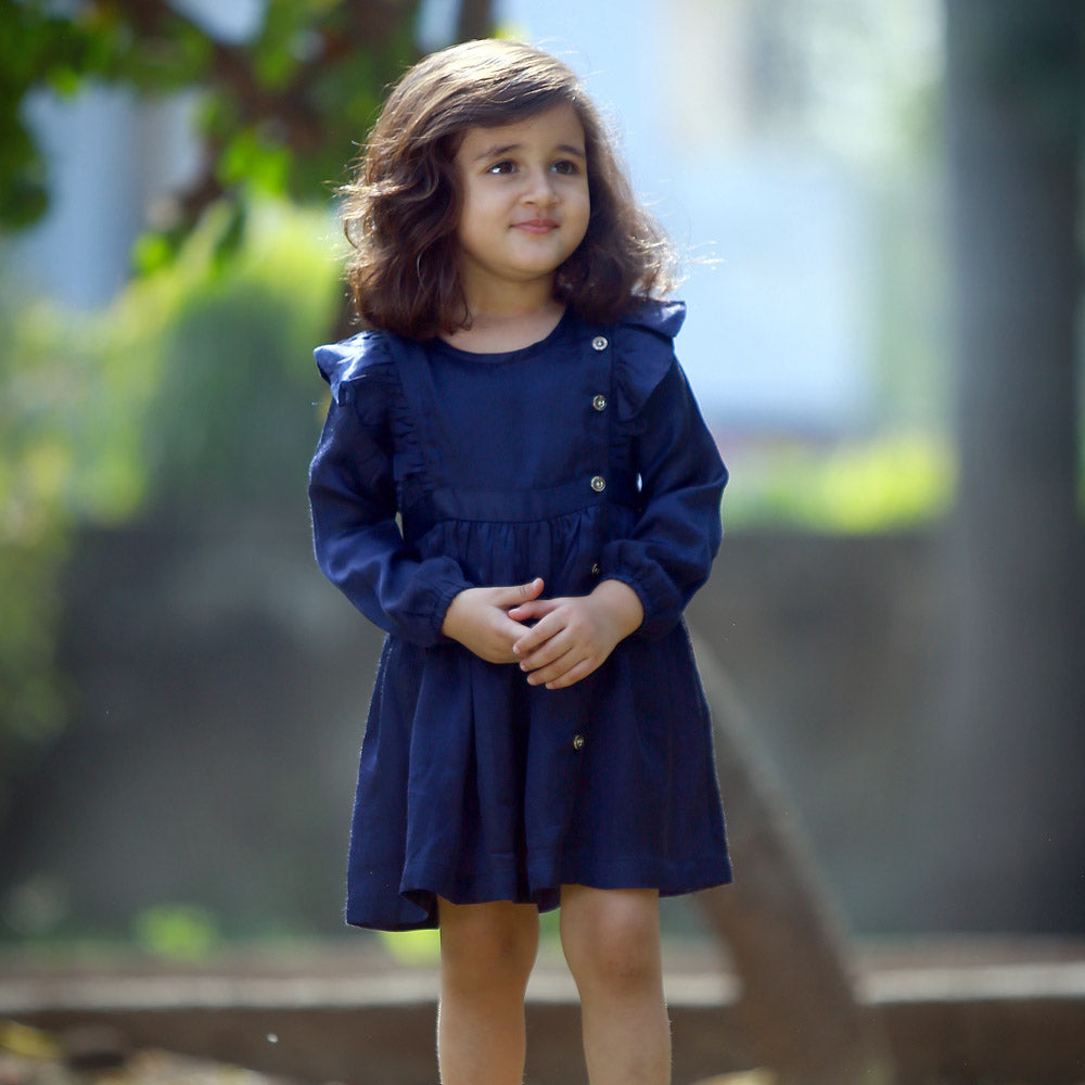 Navy Full Sleeve Dress