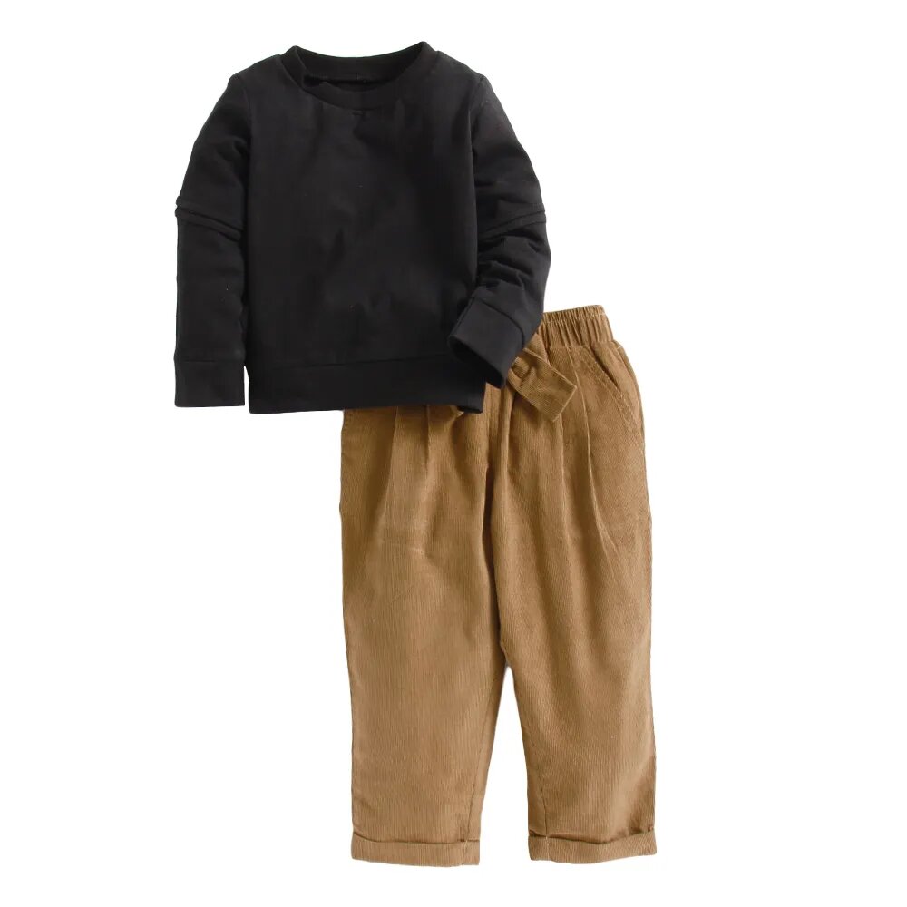 Full Sleeve Top with Pant - Black