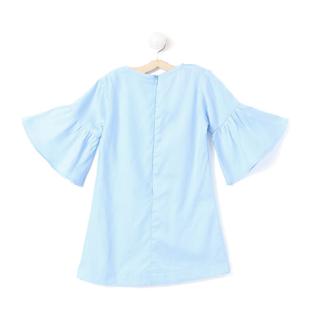 Blue Pearl Applique Dress