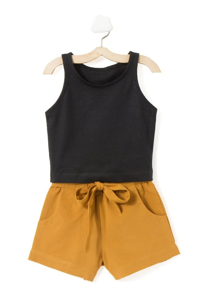 Turquoise Top with Skirt