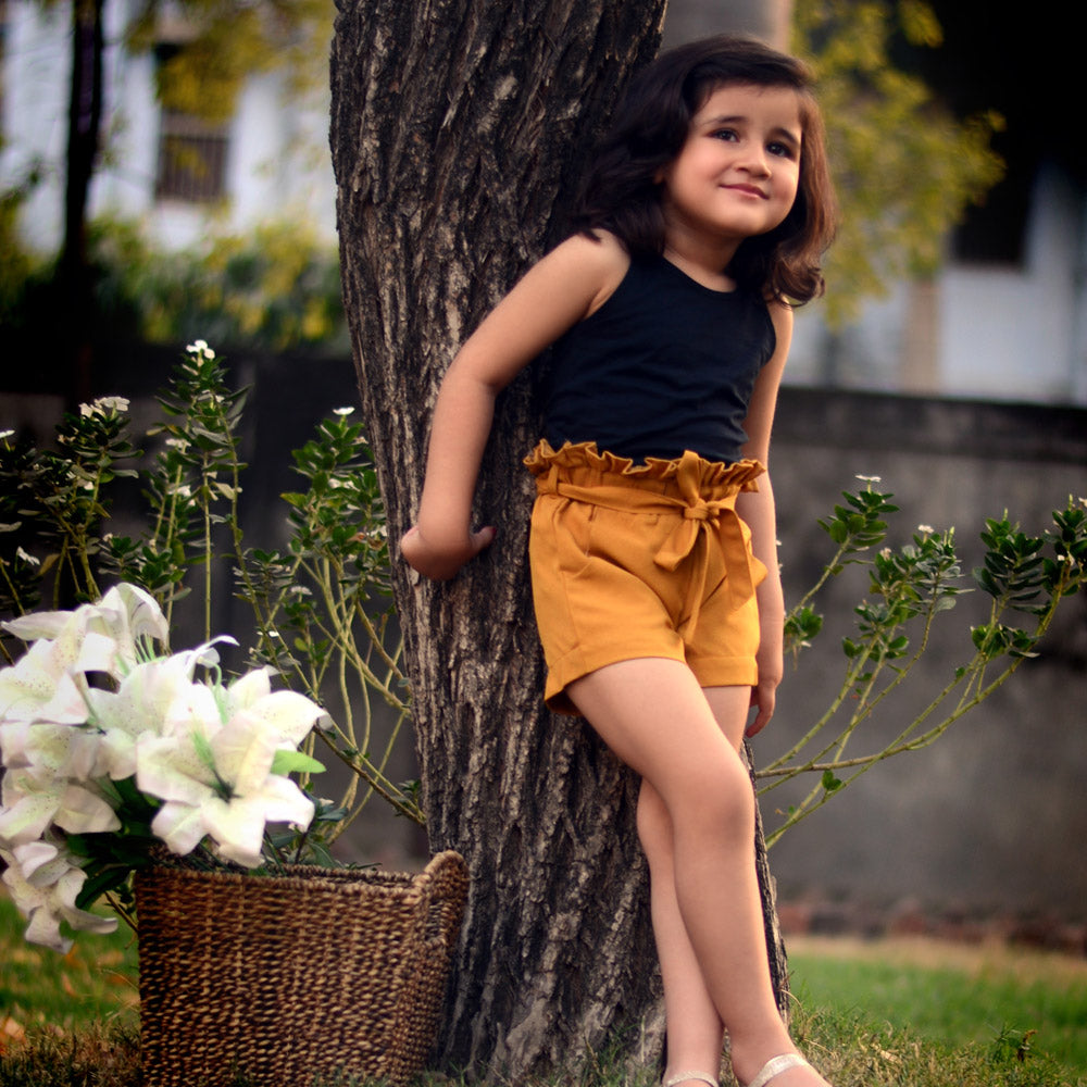 Turquoise Top with Skirt