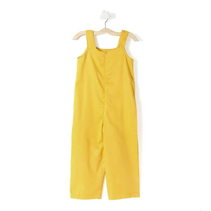 Trendy Girls Jumpsuits - Yellow