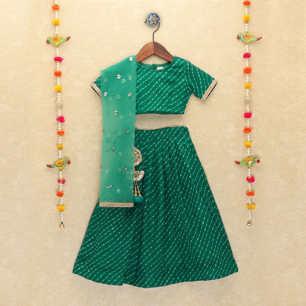 Green Lehengas &amp; Blouse