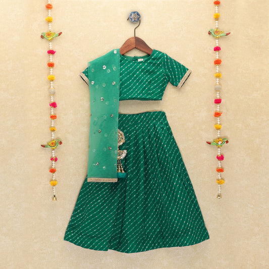 Green Lehengas &amp; Blouse