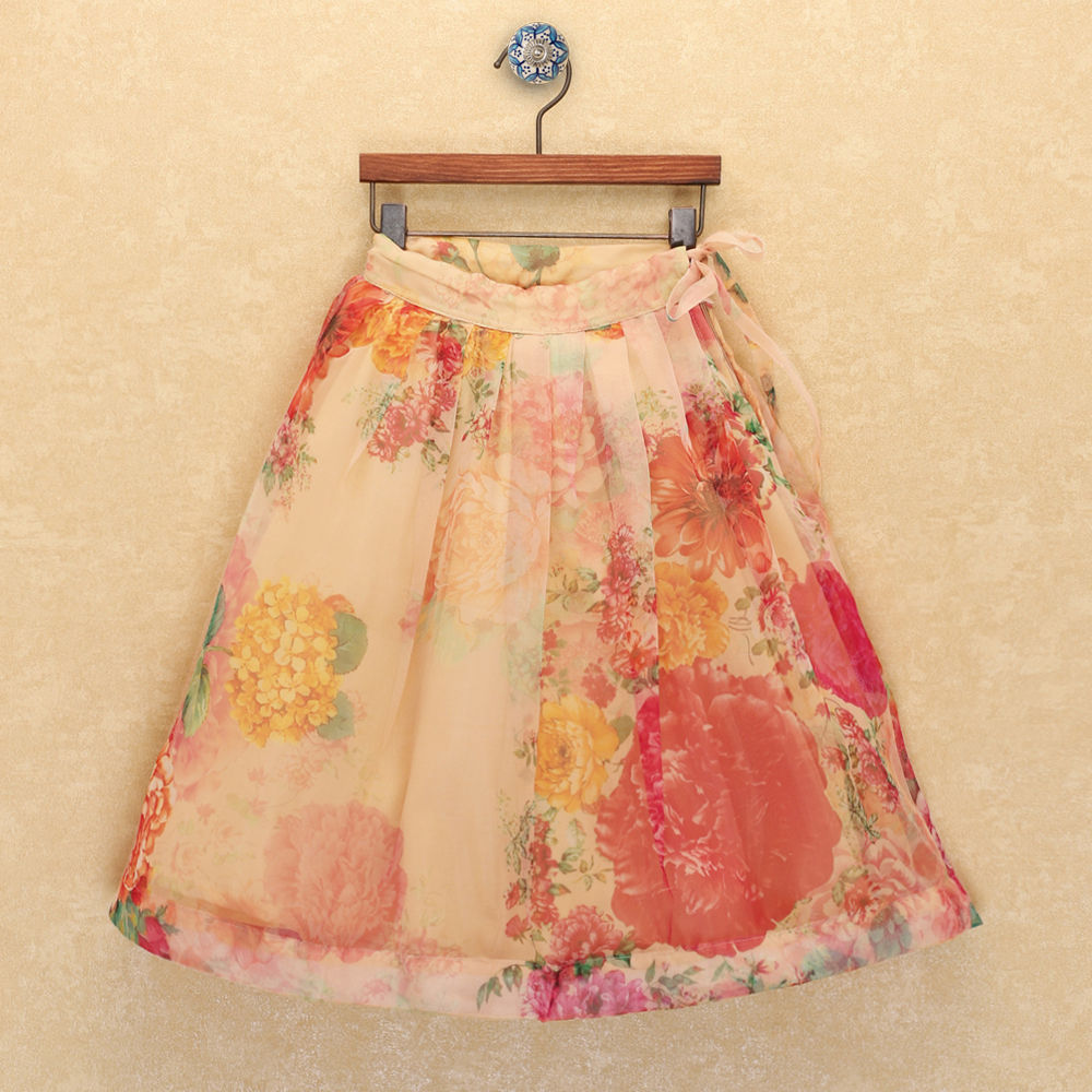 Floral Printed Lehengas &amp; Blouses Set