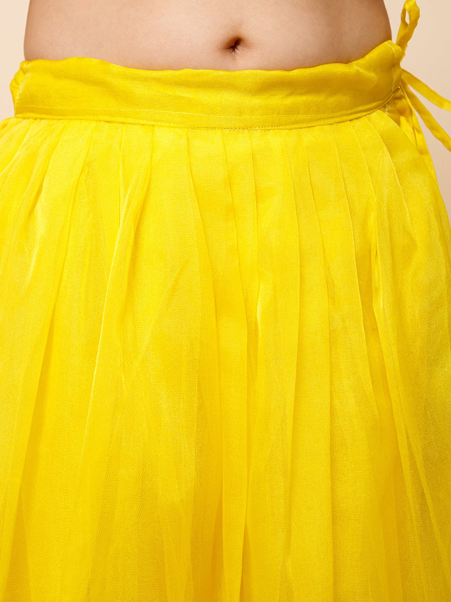 Piccolo-Silk Blend Blazer With Organza Skirt-Multi