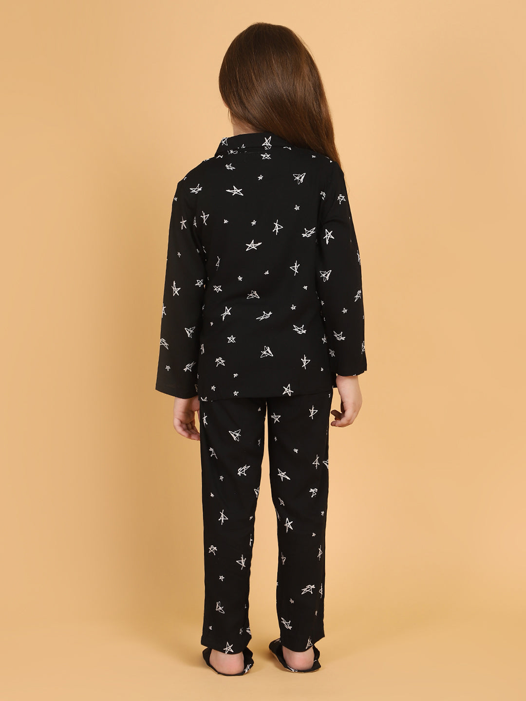 Black Top and Pyjama Set