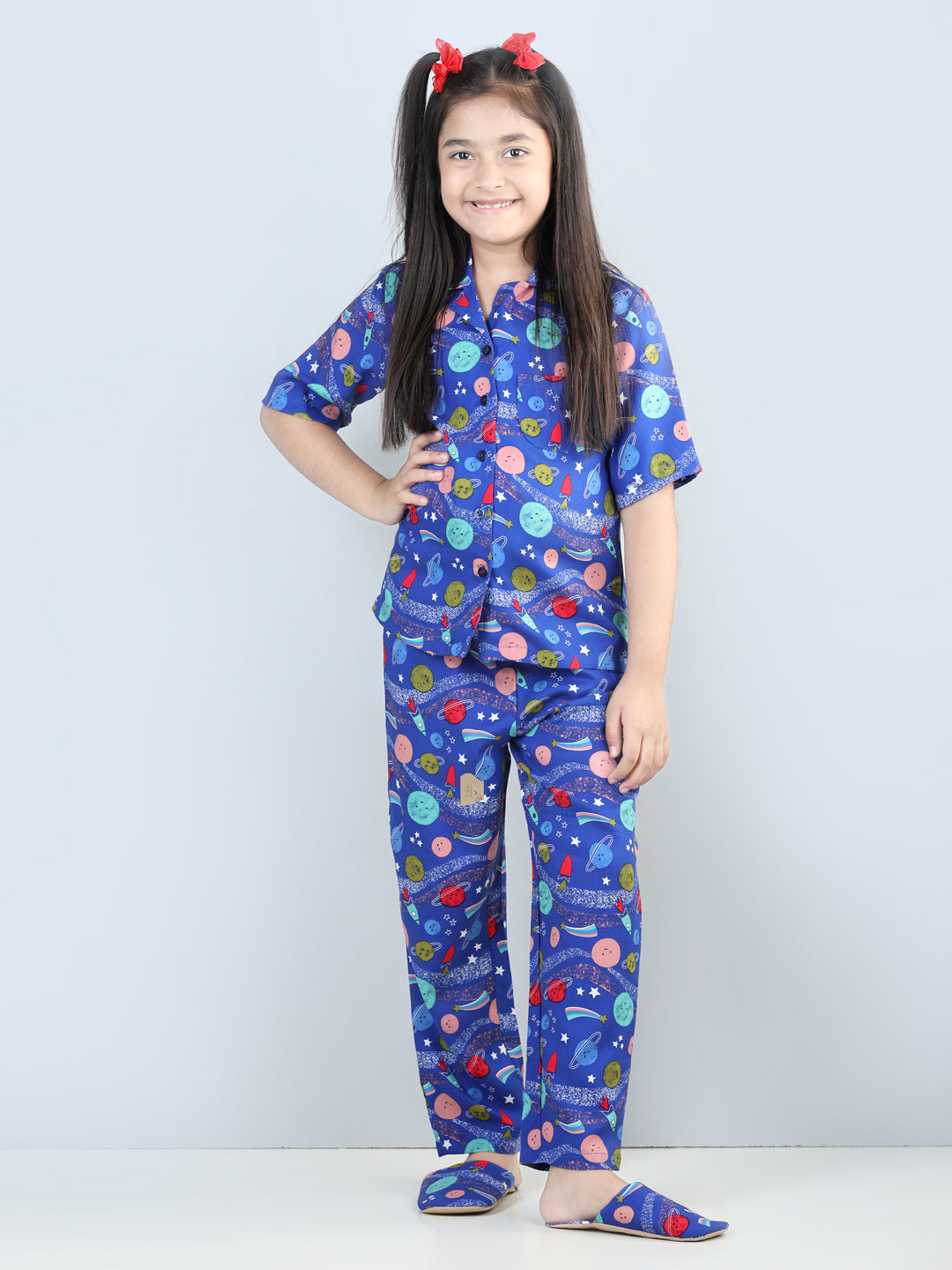 Space Themed Blue Pyjama SET