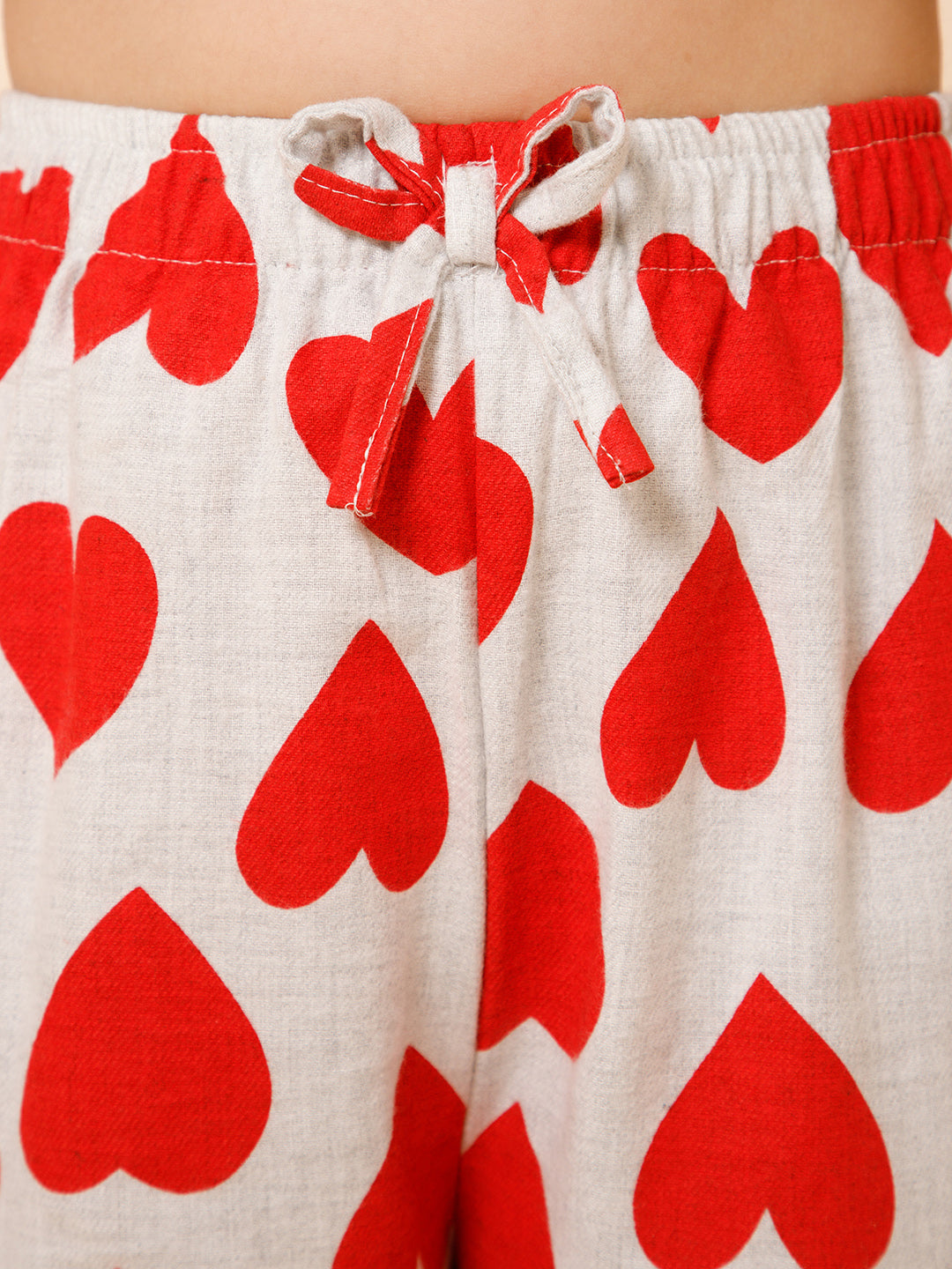 Piccolo-Printed Night Suit With Slip Ons- White