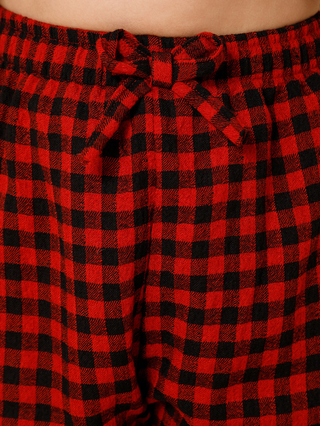 Piccolo-Printed Night Suit With Slip Ons- Red &amp; Black