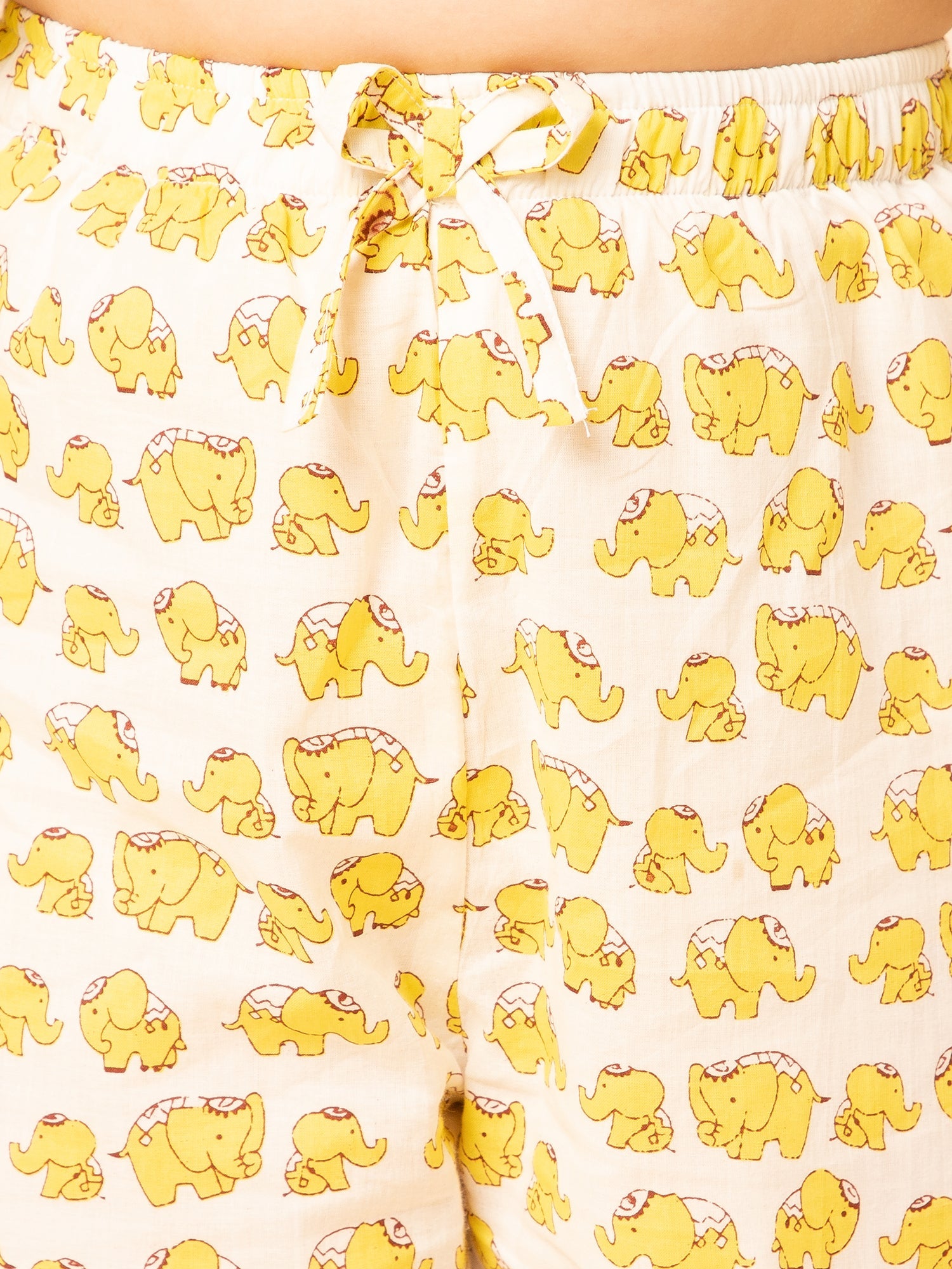 Yellow Elephant Night Shirt with Pyjama &amp; Slipper