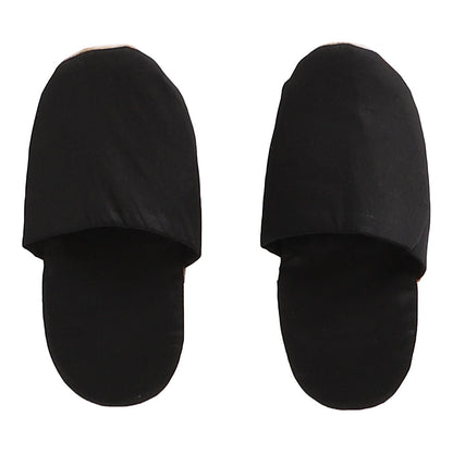 Solid Full Sleeves Top and Pyjama Set - Black