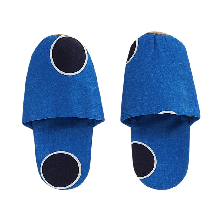 Royal Blue Polka Dots Top &amp; Pyjama Sets