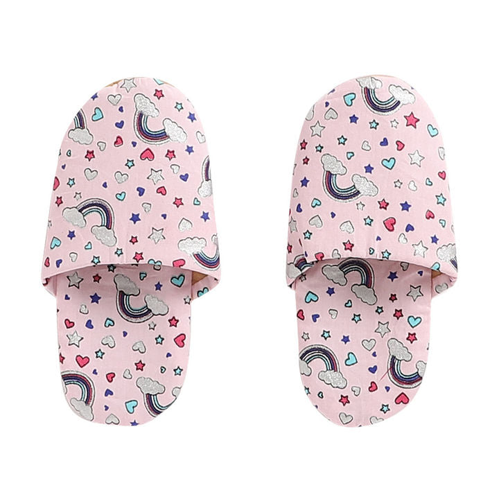 All Over Print Full Sleeve Top And Pyjama Set-Pink